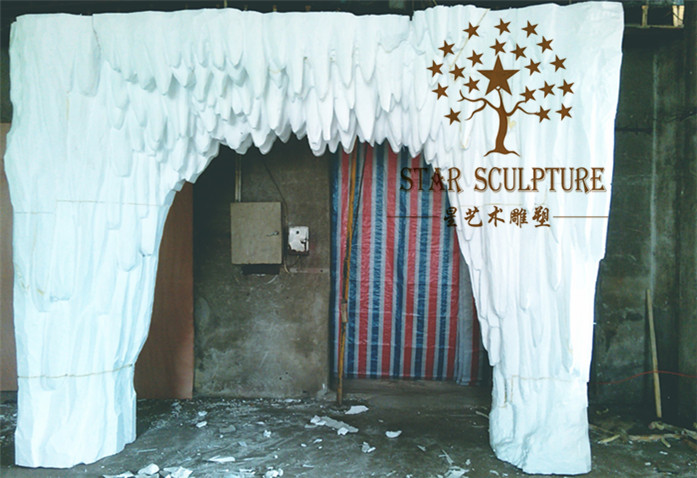 星艺术雕塑-冰雪奇缘冰流婚礼道具